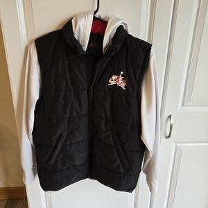 Air Jordan Lg Boys Puffer Vest/sweatshirt